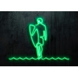 Carteles de Neón Led - Luces de neón "Surfista"